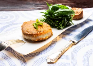 hamburger di platessa e ceci